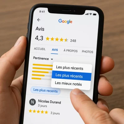 Primjer Google My Business profila s pozitivnim recenzijama